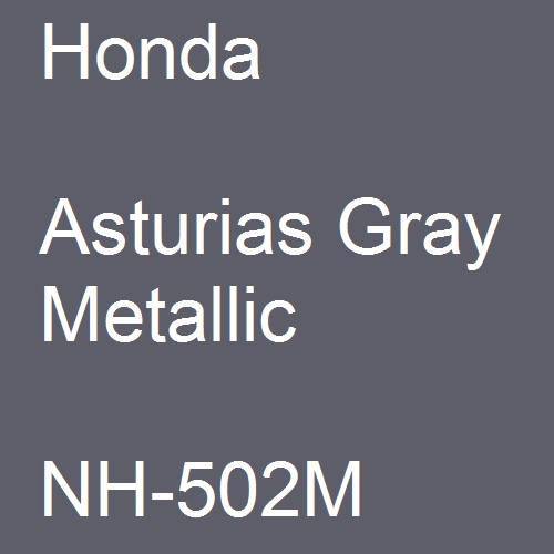 Honda, Asturias Gray Metallic, NH-502M.